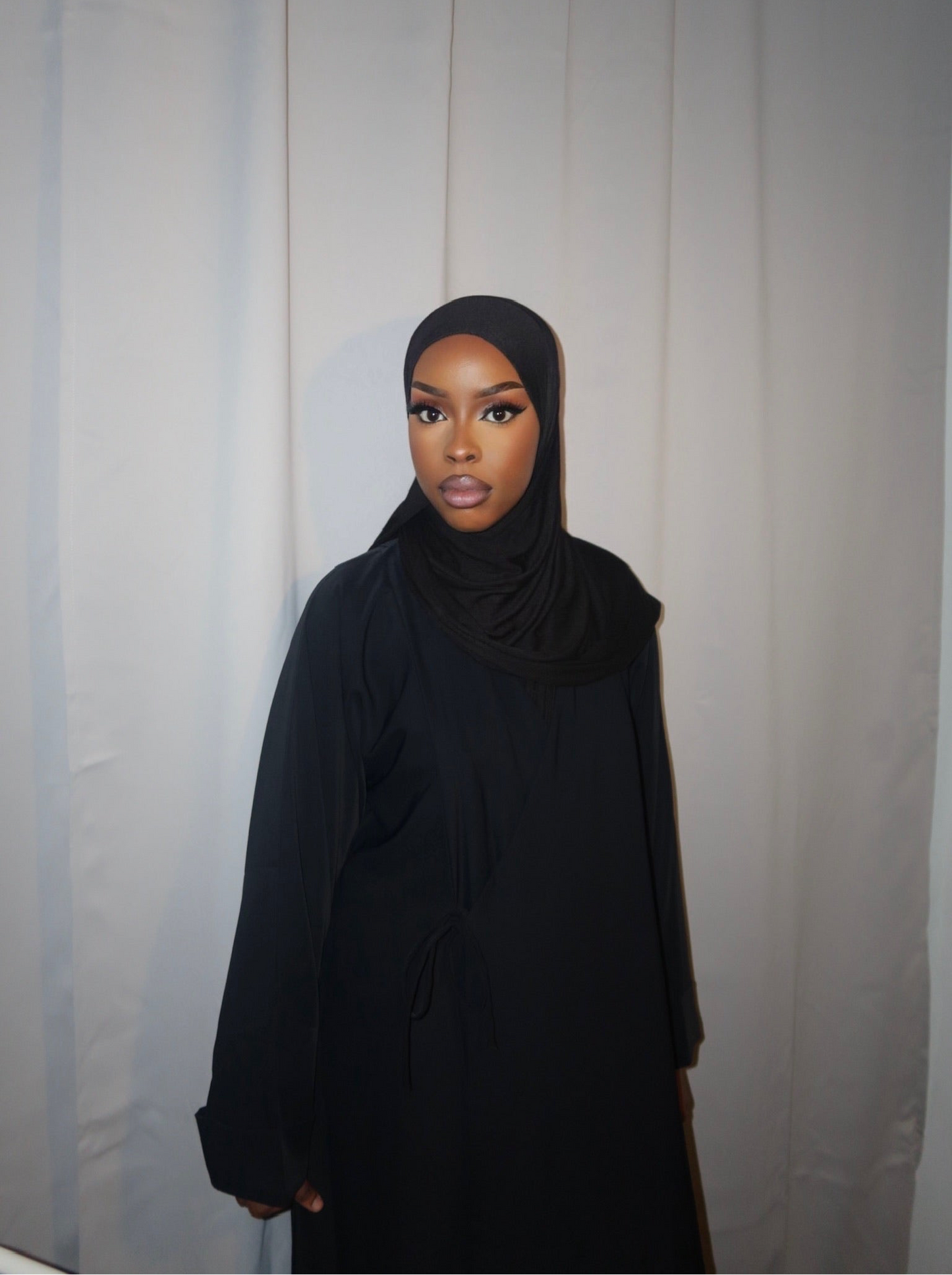 Black tie Abaya - Bow collection