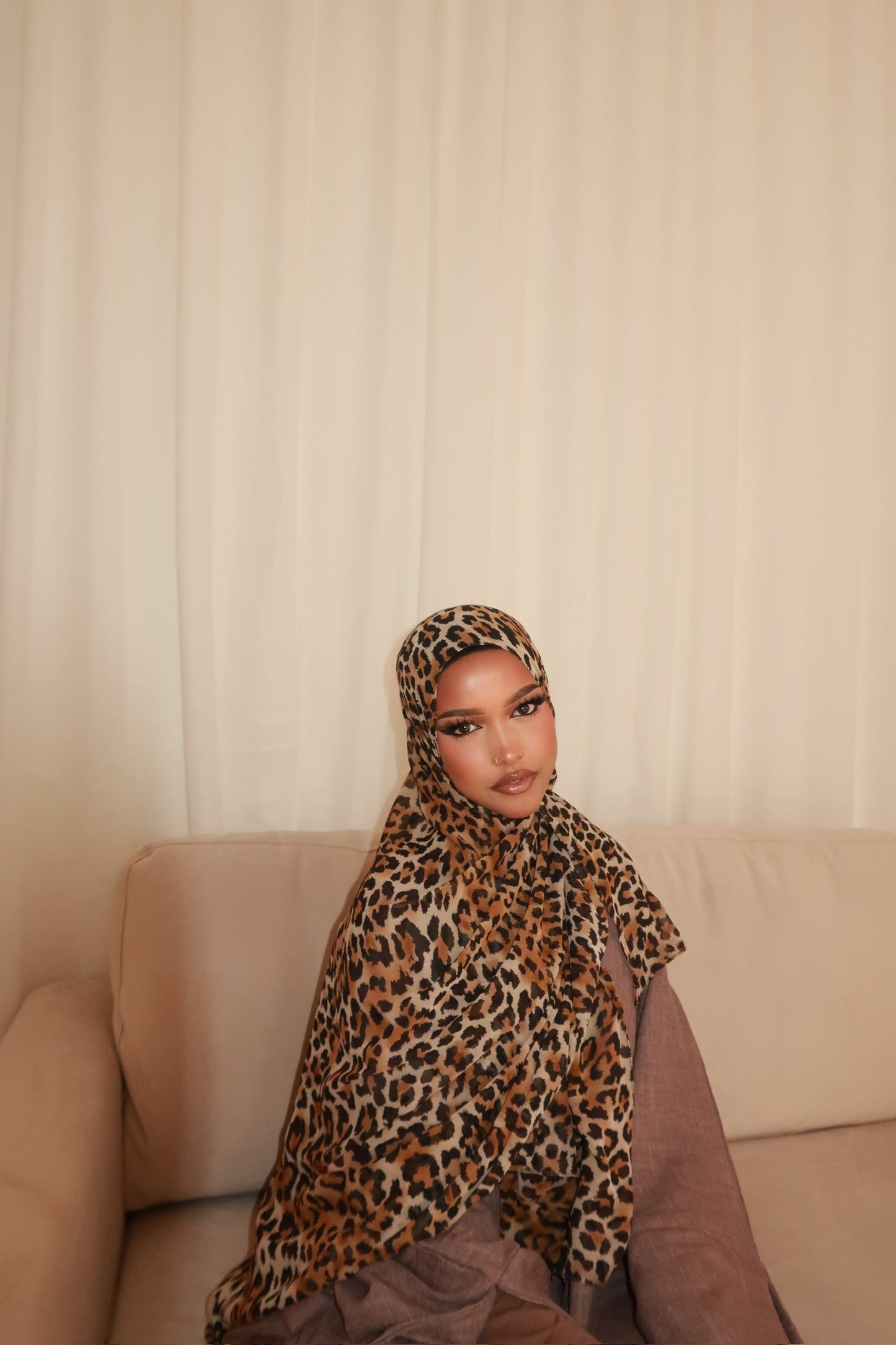JAVEN LEOPARD PRINT HIJAB