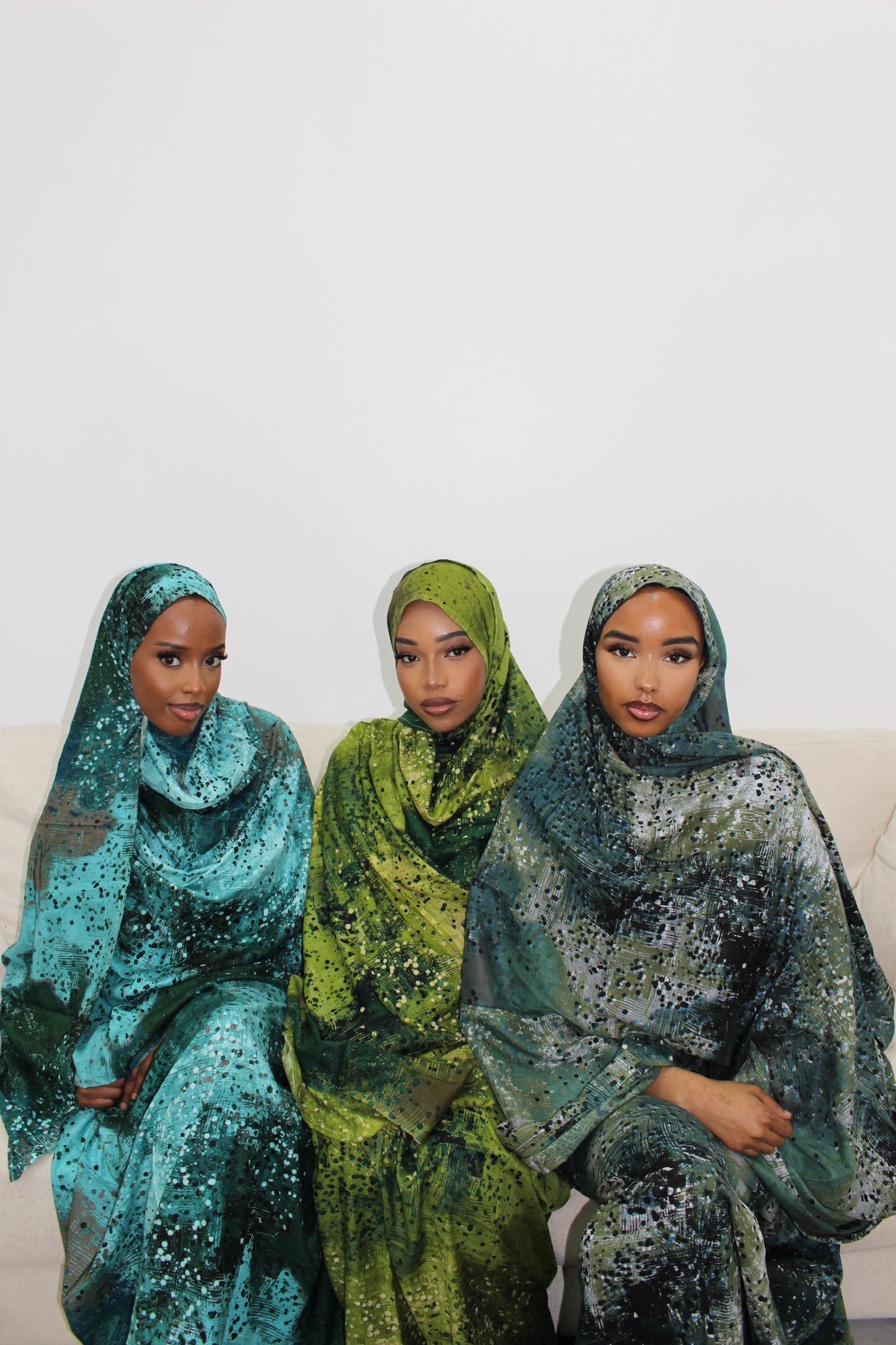 Dark teal - polka Baati Set Collection