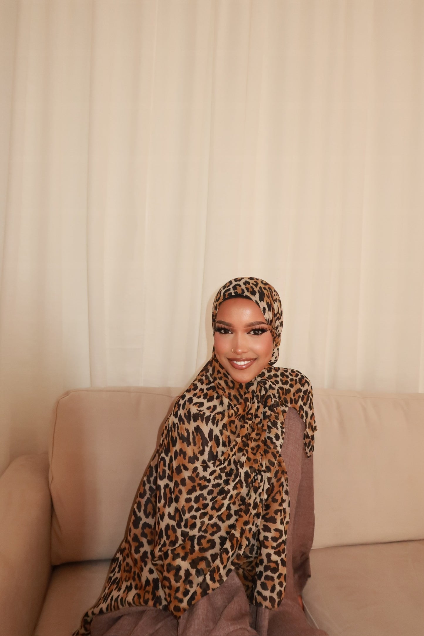 JAVEN LEOPARD PRINT HIJAB