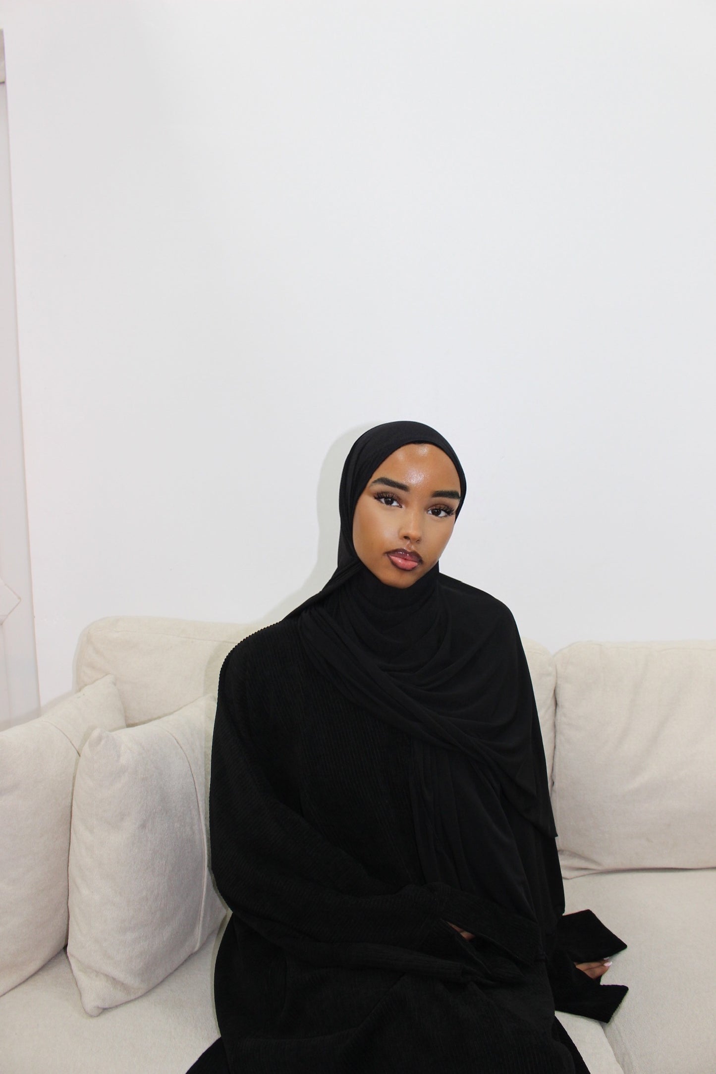 NOIR - Breathable Jersey Hijab