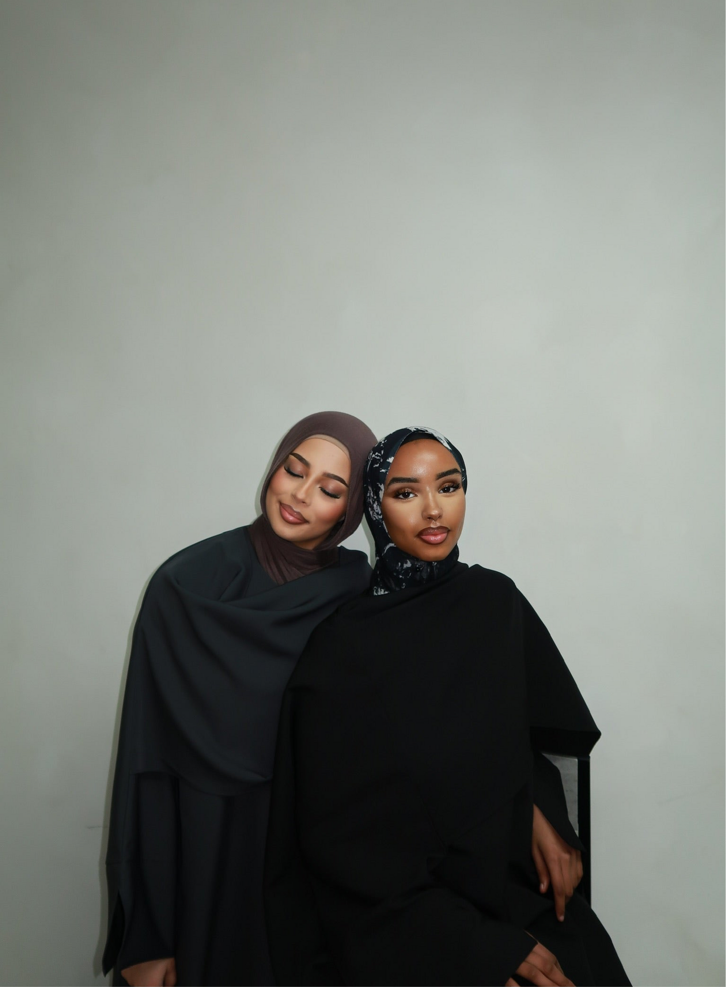 NOIR SCARF ABAYA