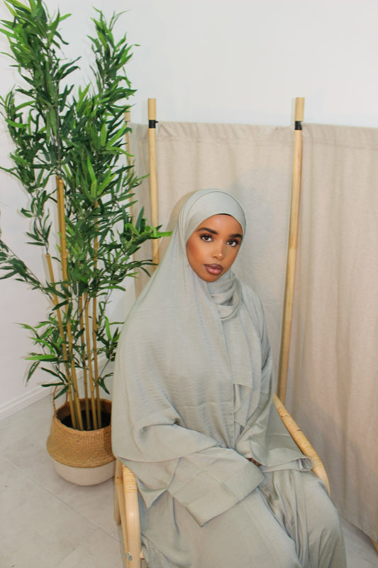 Sage - Ayanna Abaya Set Collection