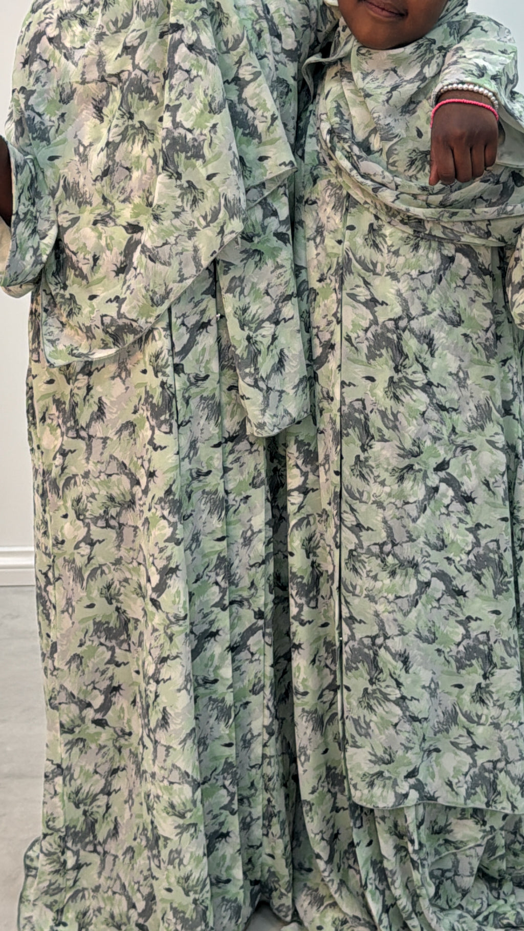 Forest - Kids Chiffon Abaya