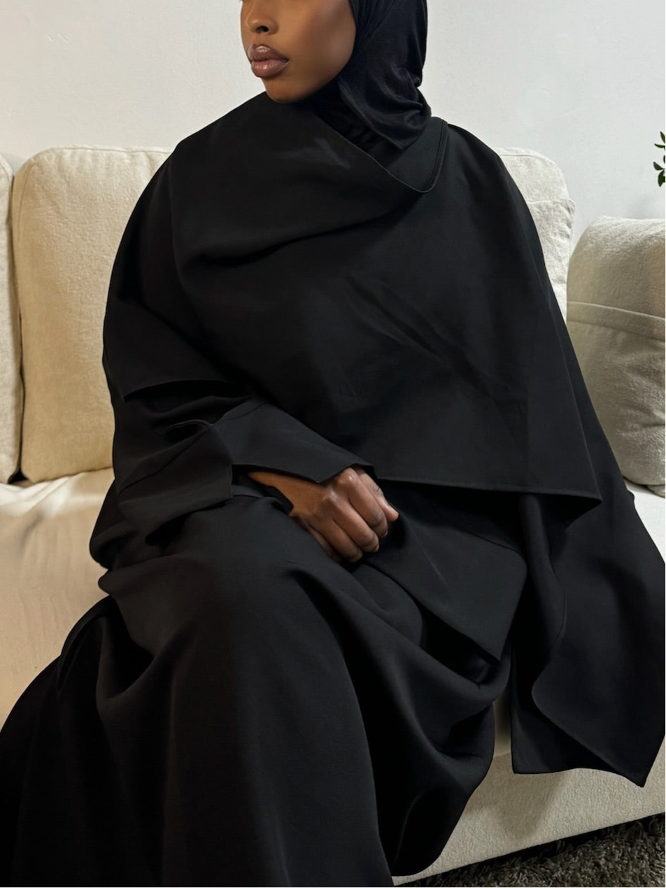 NOIR SCARF ABAYA