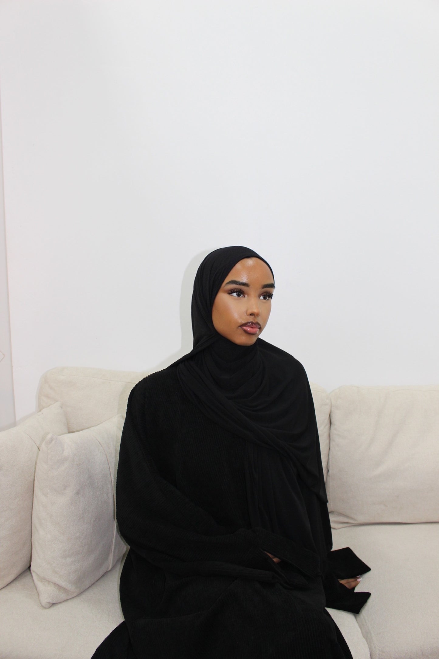 NOIR - Breathable Jersey Hijab