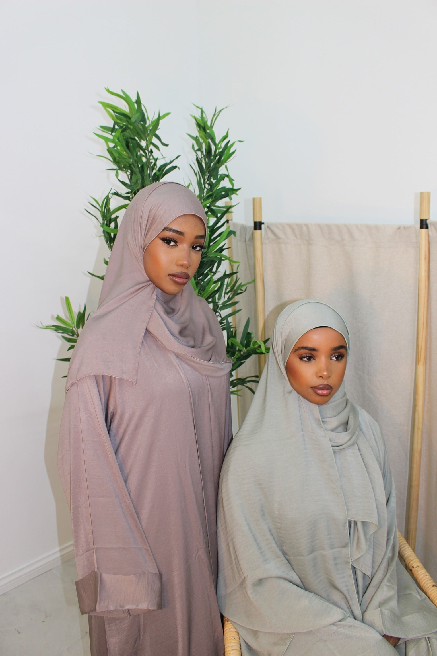 Sage - Ayanna Abaya Set Collection