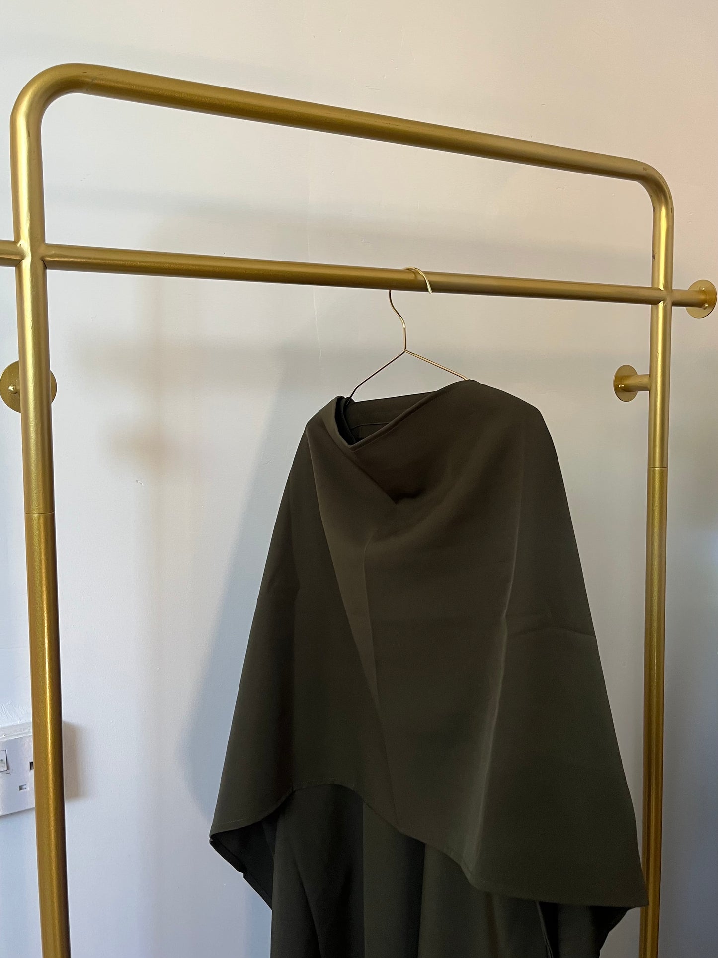 Kids Detachable Scarf Abaya