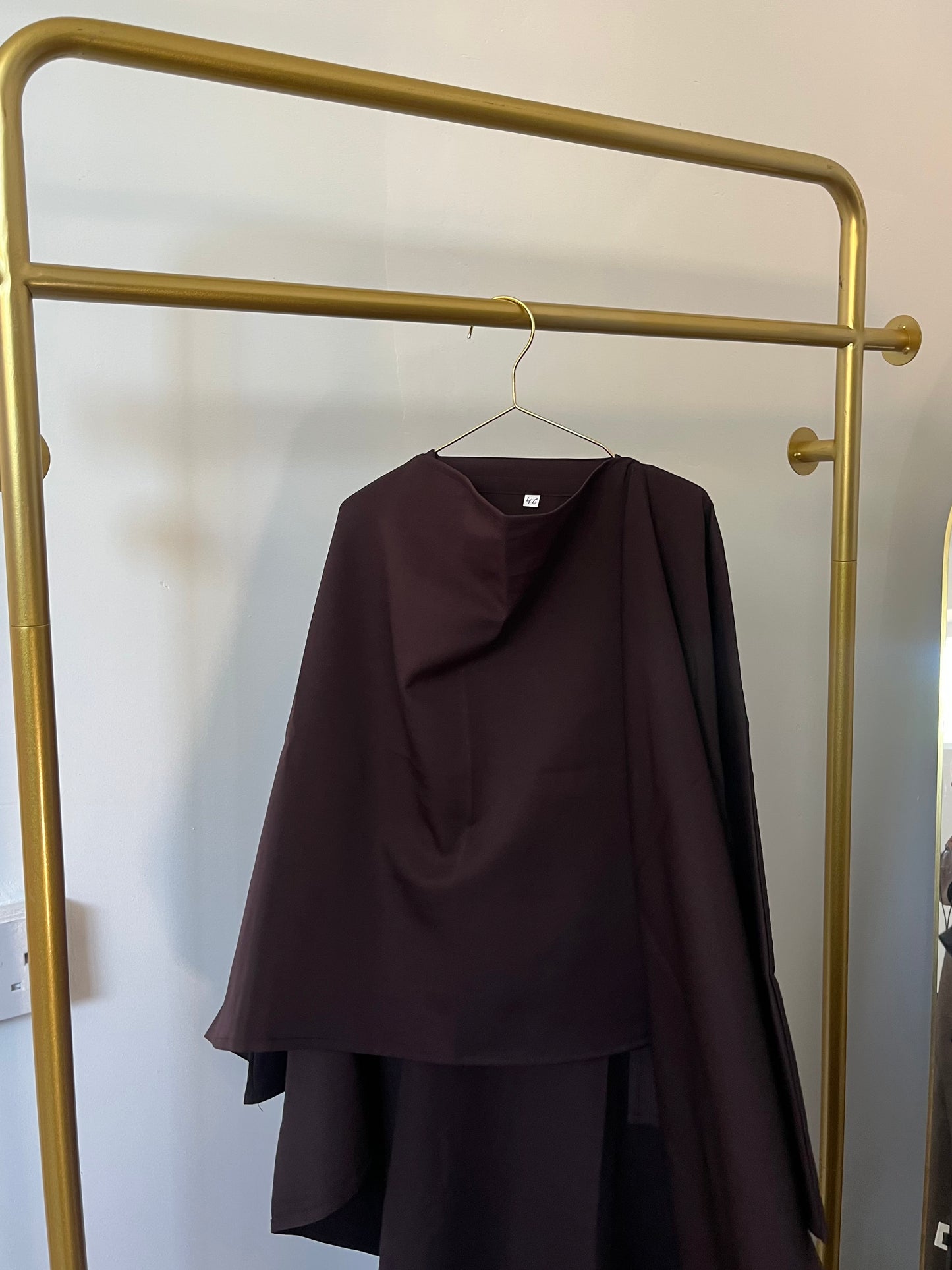 Kids Detachable Scarf Abaya