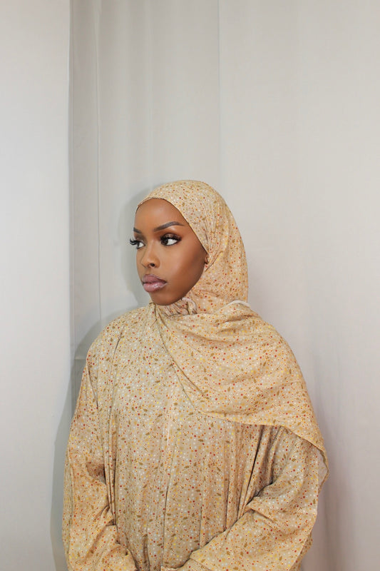 BUSHRA - Floral Prayer Abaya