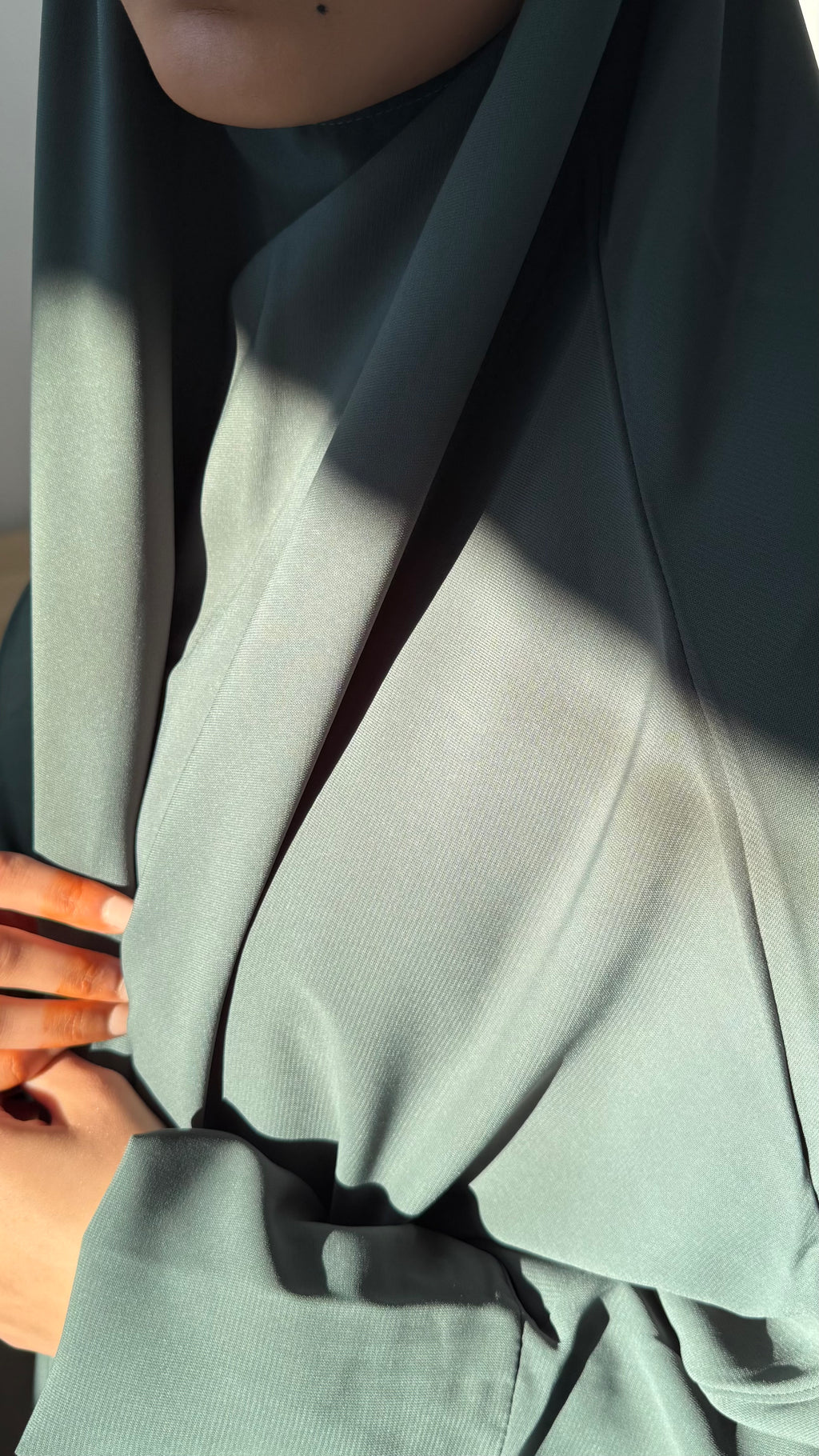 Teal blue 2 piece Jilbaab - Muslimah Collection